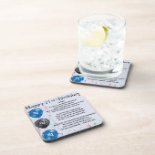 Son Poem - 21st Birthday Design Bier Onderzetter (Rechterzijde)