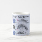 Son Poem - 40th Birthday Design Koffiemok (Center)