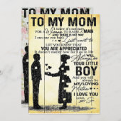 Son to ma Gift | Speciaal cadeau voor het gezin Feestdagenkaart (Voorkant / Achterkant)