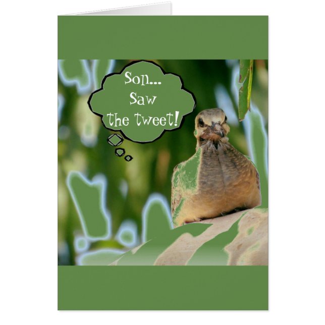 ***SON*** "TWEE ZEGGEN DAT HET **UW GROTE DAG IS!! (Voorkant)