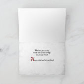 Son Vaders Dag Basketbal Grote Verdrietige Sport Kaart (Binnen)