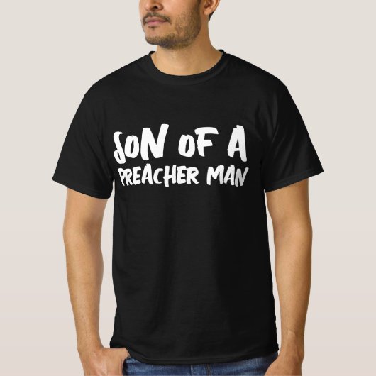 SON VAN EEN MAN MANNEN RETRO T-SHIRTS T - SHIRTS (Voorkant)