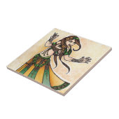 Sona Belly Dancer Tegeltje (Zijkant)
