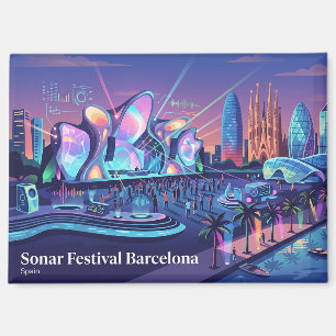 Sonar Festival Barcelona Spanje Magneet