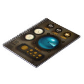 Sonar Steampunk Grunge van het bedieningspaneel Notitieboek (Linkerzijde)