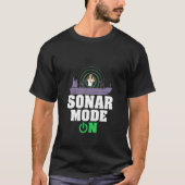 sonarmodus op mariene biologie wetenschapper t-shirt (Voorkant)