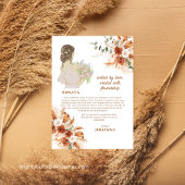 Sonata Bridesmaid Terracotta Chic Zachte Boho Herf Kaart