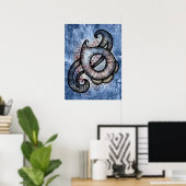 Sonata in Blue Poster Wall Art (Thuiskantoor)