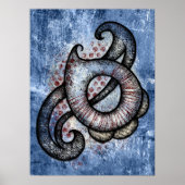 Sonata in Blue Poster Wall Art (Voorkant)