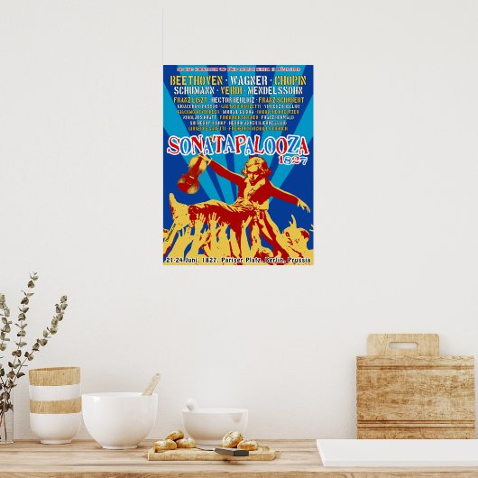 Sonatapalooza 1827 Concert Poster (Keuken)