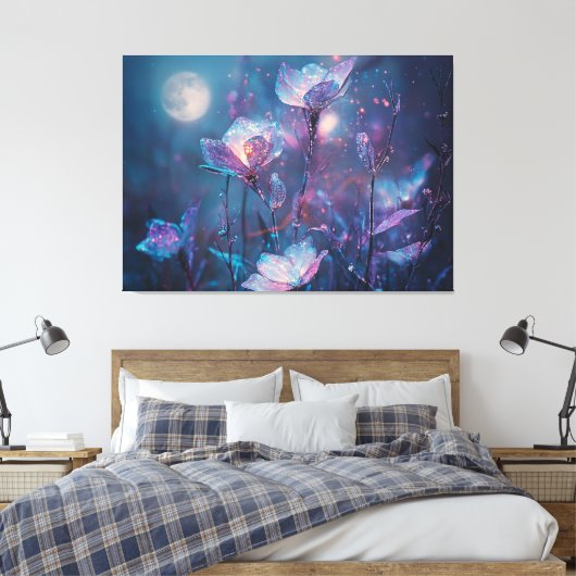 Sonate - Crystal Pop - Uitgerekt Canvas (Insitu (Slaapkamer))