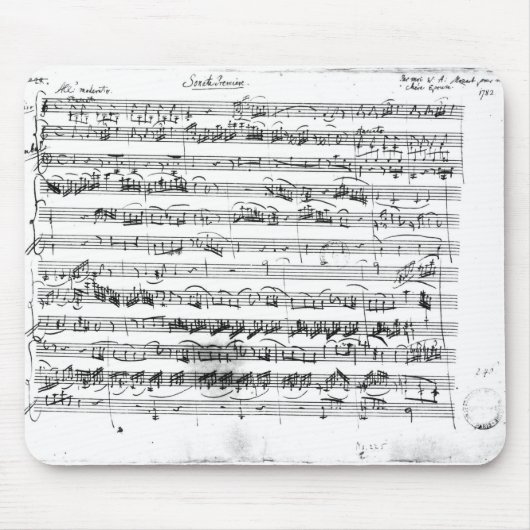 Sonate Premiere voor viool en harpsichord Muismat (Voorkant)