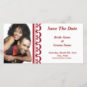 Sonate Rood/Wit Bewaar de datum Save The Date