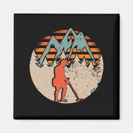 Sondeln Metaal Detectorist Magneet (Voorkant)