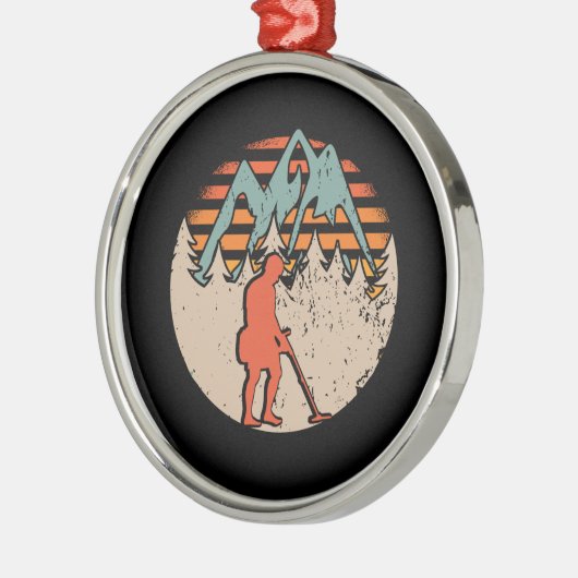  Sondeln Metaal Detectorist Metalen Ornament (Links)