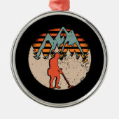  Sondeln Metaal Detectorist Metalen Ornament (Voorkant)