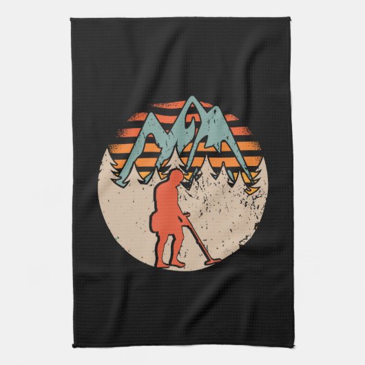  Sondeln Metaal Detectorist Theedoek (Verticaal)