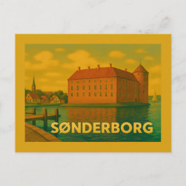 Sønderborg Denemarken Kasteel Briefkaart