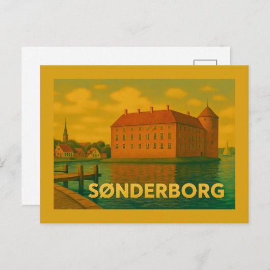 Sønderborg Denmark Castle Briefkaart (Voorkant / Achterkant)