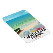 Søndervig Denemarken strand reisposter Magneet (Rechterzijde)