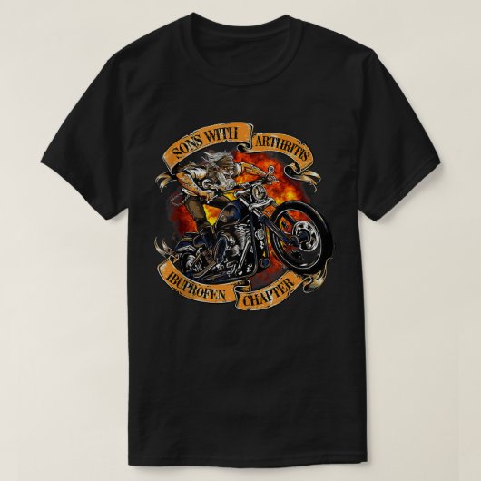 Sonen met artritis ibuprofen, hoofdmotor T T-shirt (Design voorkant)
