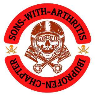 Sonen met artritis Ibuprofen Hoofdstuk T-shirt