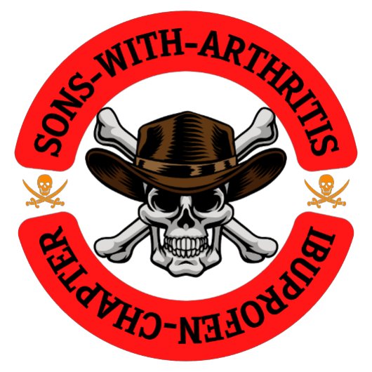 Sonen met artritis Ibuprofen Hoofdstuk T-shirt