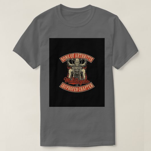 Sonen van artritis ibuprofen, hoofdstuk grafisch t-shirt (Design voorkant)