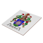 SONENBERG FAMILIE CREST OP DE KUST VAN WAPENS TEGELTJE (Zijkant)