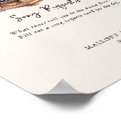 Song Aanvraag  Gramophone Wedding Poster (Hoek)