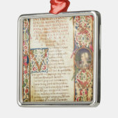 Song als lofzang op Laure Metalen Ornament (Links)