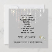 Song Bird Birthday Invite Kaart (Achterkant)