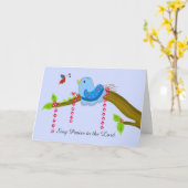 Song Bird Enmoegement Kaart (Gele Bloem)