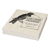  Song Bird Holding Sign Stempel (Stempel)