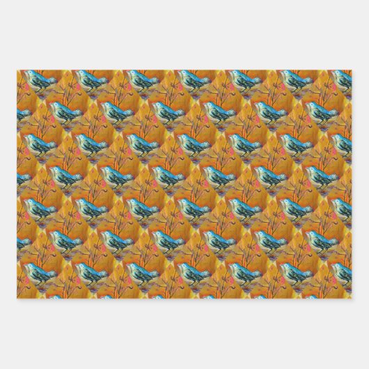 Song Birds Inpakpapier Vel (Voorkant 2)