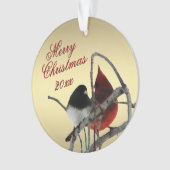 Song Birds kerstversiering Ornament (voorkant)