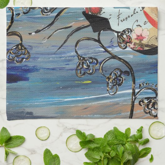 Song Birds Kitchen Towel Theedoek (Gevouwen)