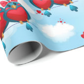 Song Birds Love Pattern Cadeaupapier (Rol Hoek)