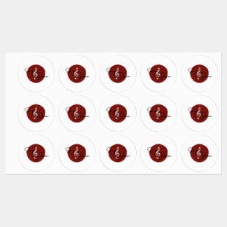 Song_Drum Aether Waterbestendige Sticker Blad