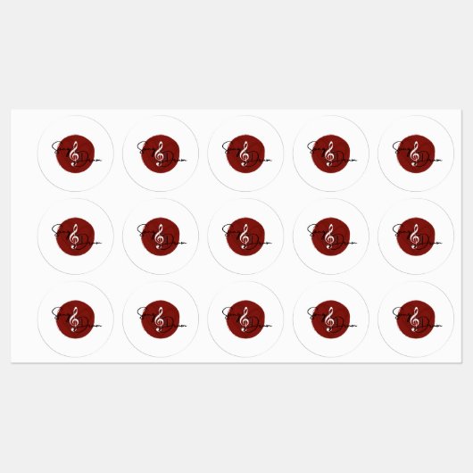 Song_Drum Aether Waterbestendige Sticker Blad (Vel)