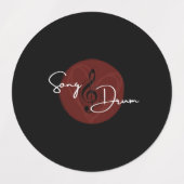 Song_Drum Underworld Waterbestendige Stickers (Design 2)