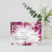 Song & menu Fuchsia Enchantment: Waterverf (Staand voorkant)