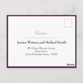 Song & menu Fuchsia Enchantment: Waterverf (Achterkant)