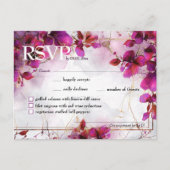 Song & menu Fuchsia Enchantment: Waterverf (Voorkant)