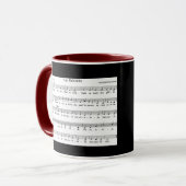 Song Notes Balalaika Coffee Mok (Voorkant links)