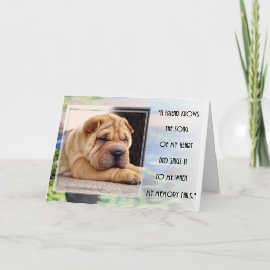 Song Of My Heart Kaart (Voorkant)