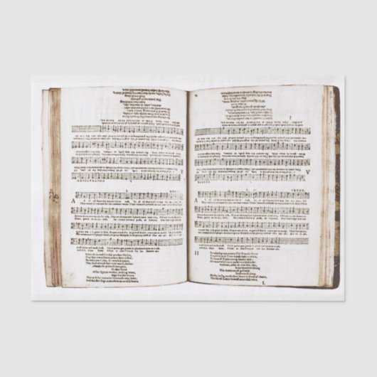 Song of Queen Bee Renaissance Music for Decoupage Tissuepapier (Voorkant)