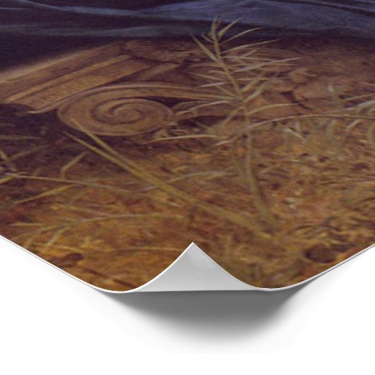 "Song of the Angels" van Bouguereau Poster (Hoek)