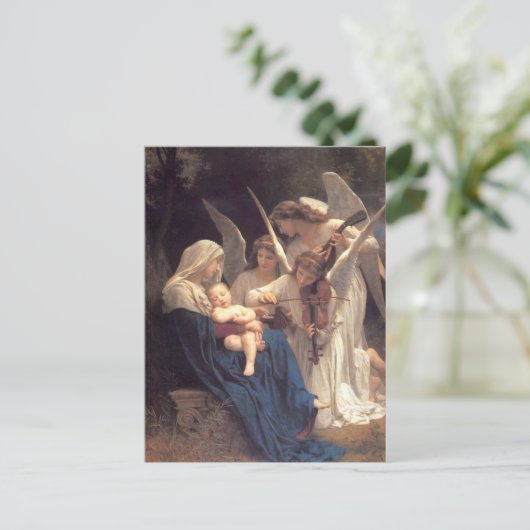 Song of the Angels - William-Adolphe Bouguereau Briefkaart (Staand voorkant)