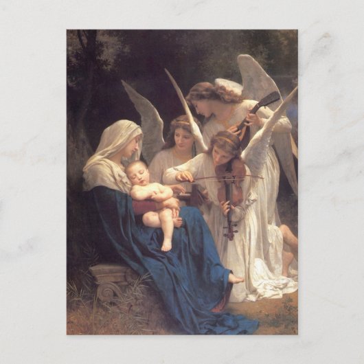Song of the Angels - William-Adolphe Bouguereau Briefkaart (Voorkant)